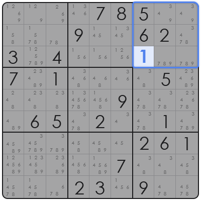 sudoku solving algorithm